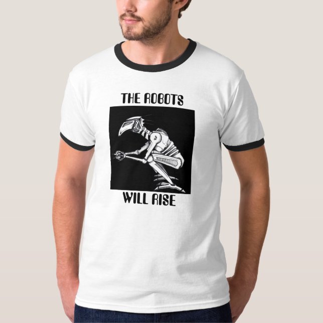 CAMISETA LOS ROBOTS SUBIRÁN (Anverso)