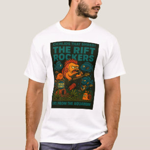 Camiseta Los Rockeros De Rift Acuario divertido de Banda