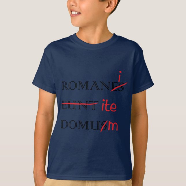 Camiseta Los romanos van a casa (Anverso)
