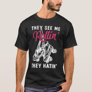 Camiseta Los Rópatos Retro Vintage Me Ven Rollin'
