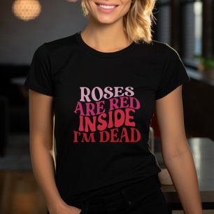 Camiseta Los Rosas anti Día de San Valentín son rojos