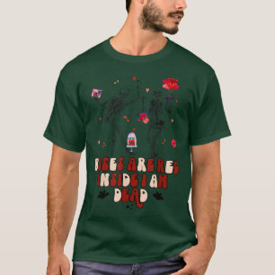 Camiseta Los Rosas de pGEN son esqueleto rojo I muerto bail