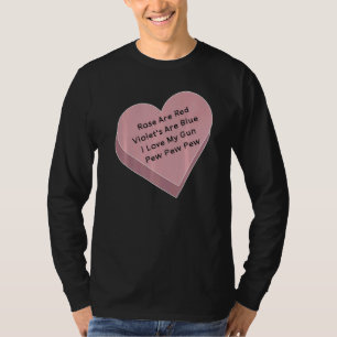 Camiseta Los Rosas son violetas rojas son azules, me encant