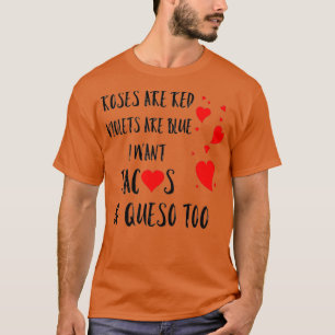 Camiseta Los rosas son violetas rojas son azules Quiero tac