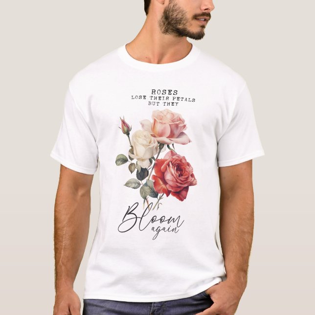 Camiseta Los rosas vuelven a florecer Inspiradores (Anverso)