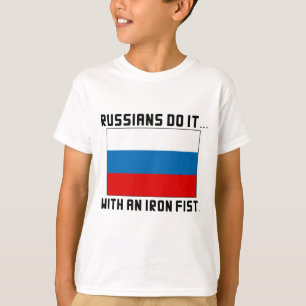 Camiseta Los rusos lo hacen... con un puño de hierro