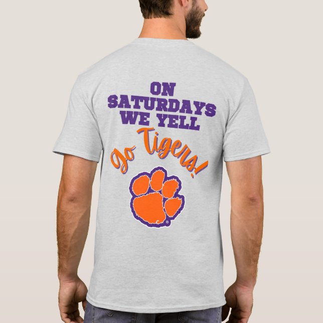 Camiseta Los sábados gritamos - Clemson TShirt (Reverso)
