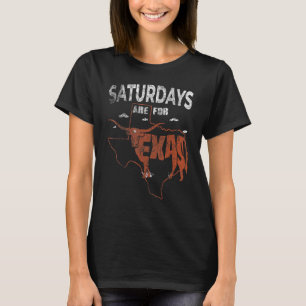 Camiseta Los Sábados Son Para Longhorn Texas Moda Austin Pr