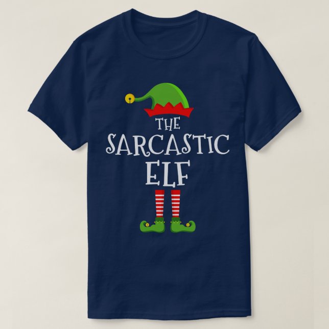 Camiseta Los sarcásticos navidades graciosos que emparejan  (Diseño del anverso)