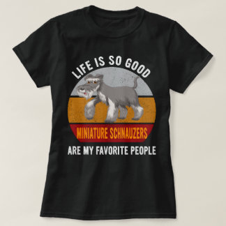 Camiseta Los Schnauzers en miniatura son mi mamá favorita