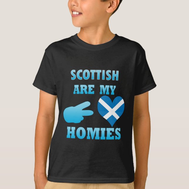 Camiseta los scottishs son mi Homies (Anverso)