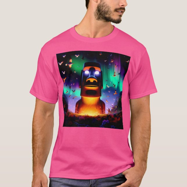 Camiseta Los Secretos Del Moai (Anverso)