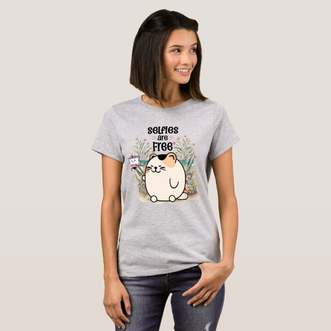Camiseta Los selfies son mujeres libres (Anverso completo)