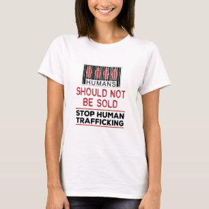 Camiseta Los seres humanos no deben ser vendidos para deten