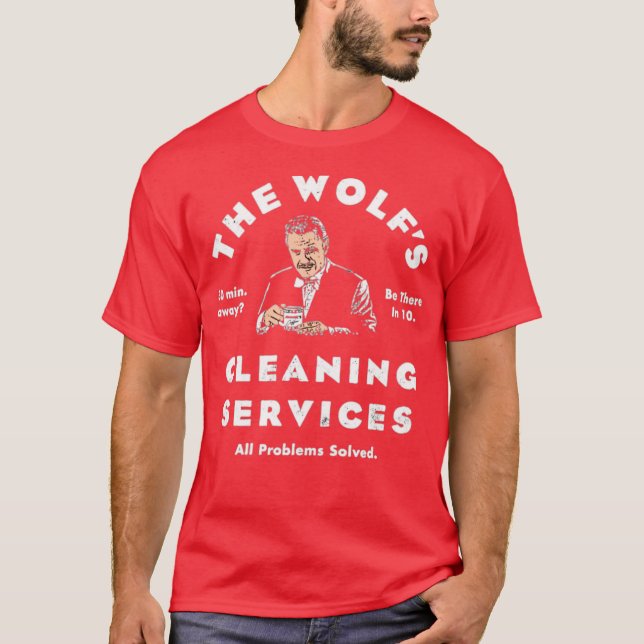Camiseta Los servicios de limpieza del lobo (Anverso)