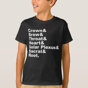 Camiseta Los Siete Chakras del Hinduismo y el Ritual Hindú