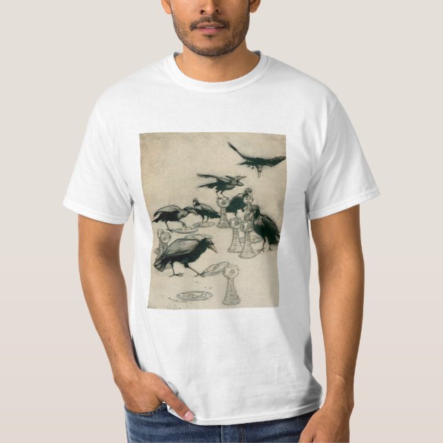 Camiseta LOS SIETE CUERVOS COMEN - Illinois de Arturo (Anverso)