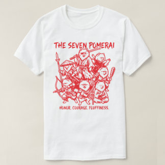 Camiseta Los Siete Pomerai - Parodia de Samuráis Pomerania
