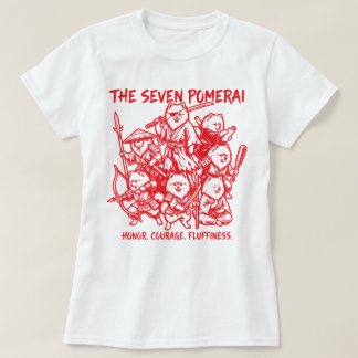 Camiseta Los Siete Pomerai - Parodia de Samuráis Pomerania