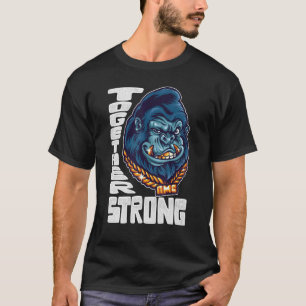 Camiseta Los simios juntos fuertes memes: apremio corto