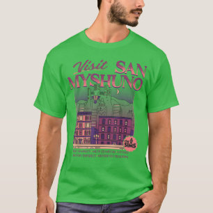 Camiseta Los Sims Visitan el Juego de Video de Ciudad San M