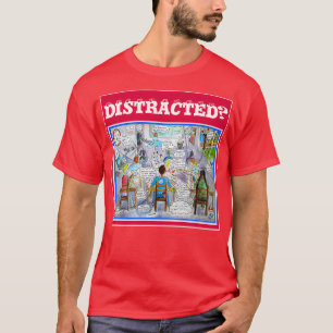 Camiseta Los síntomas del TDAH ilustracion lo que el aula s