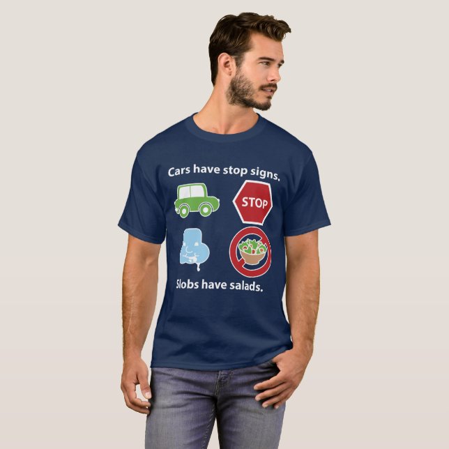 Camiseta Los Slobs tienen ensaladas (Anverso completo)