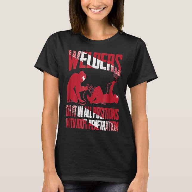 Camiseta Los Soldadores Lo Hacen En Todos Los Puestos Con 1 (Anverso)