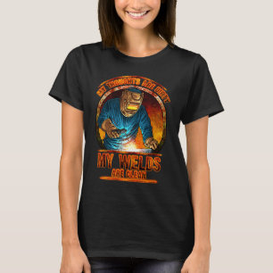 Camiseta Los soldadores soltando mis pensamientos son SUcio