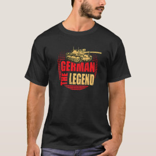 Camiseta Los soldados de leopardo de los Panzer alemanes se
