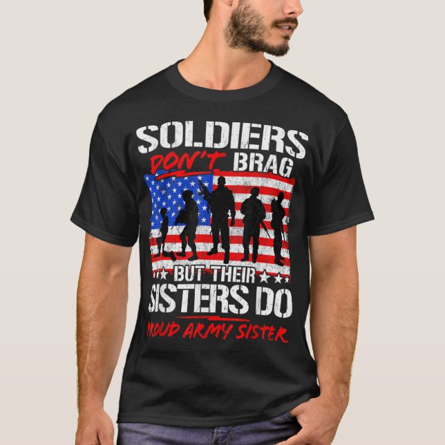 Camiseta Los soldados no despojan a sus hermanas si el ejér (Anverso)