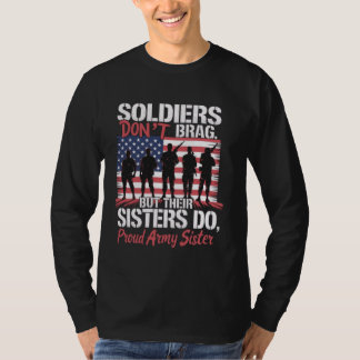 Camiseta Los soldados no se jactan Orgullosas hermanas del