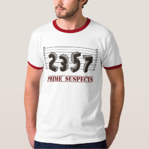 Camiseta Los sospechosos del número primero
