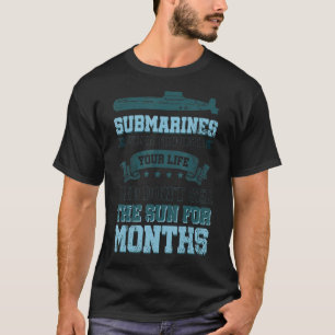 Camiseta Los submarinos cuando odias no ven el sol para Mo