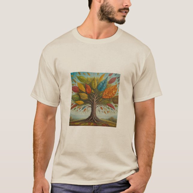 Camiseta Los sueños crecen aquí". (Anverso)
