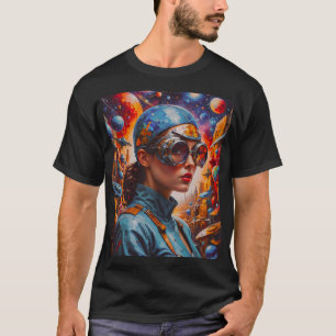 Camiseta Los sueños del ciberpunk: La visión de un futuro e