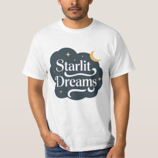 Camiseta Los sueños iluminados con estrellas