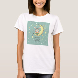 Camiseta Los sueños se hacen realidad   Bunny on the Moon