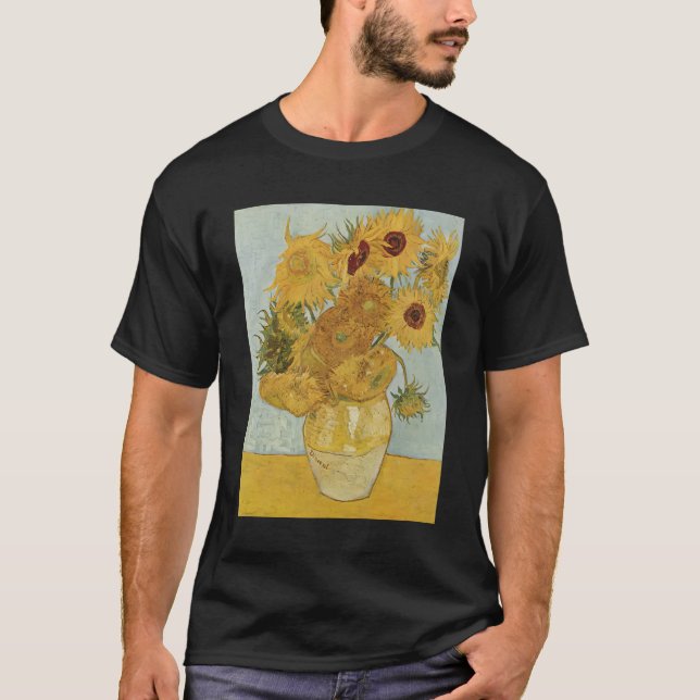Camiseta Los Sunflower De Vincent Van Gogh (Anverso)
