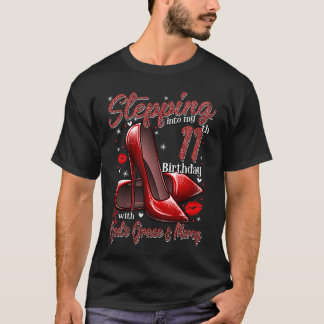 Camiseta Los tacones altos se sumergen en mi cumpleaños 11 