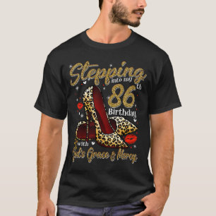 Camiseta Los tacones altos se sumergen en mi cumpleaños núm
