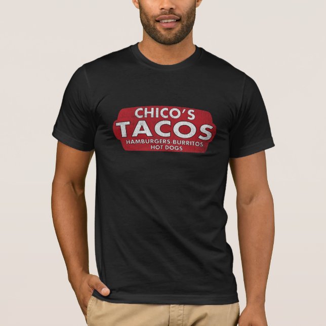 Camiseta Los tacos de Chico (Anverso)