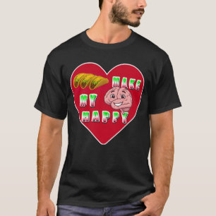 Camiseta Los tacos hacen feliz a mi cerebro
