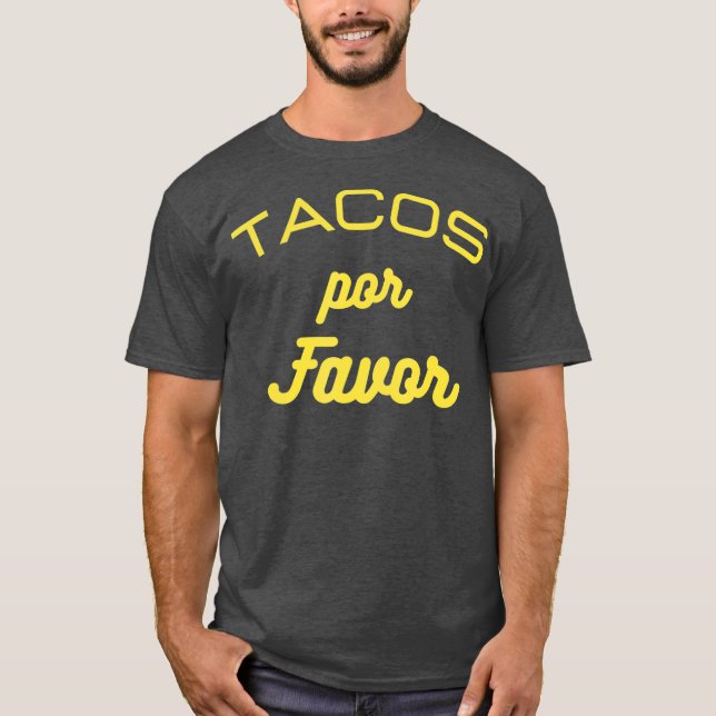 Camiseta Los tacos por favorecen el regalo gracioso para la (Anverso)