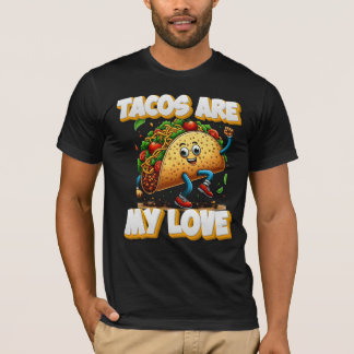 Camiseta los tacos son mi amor