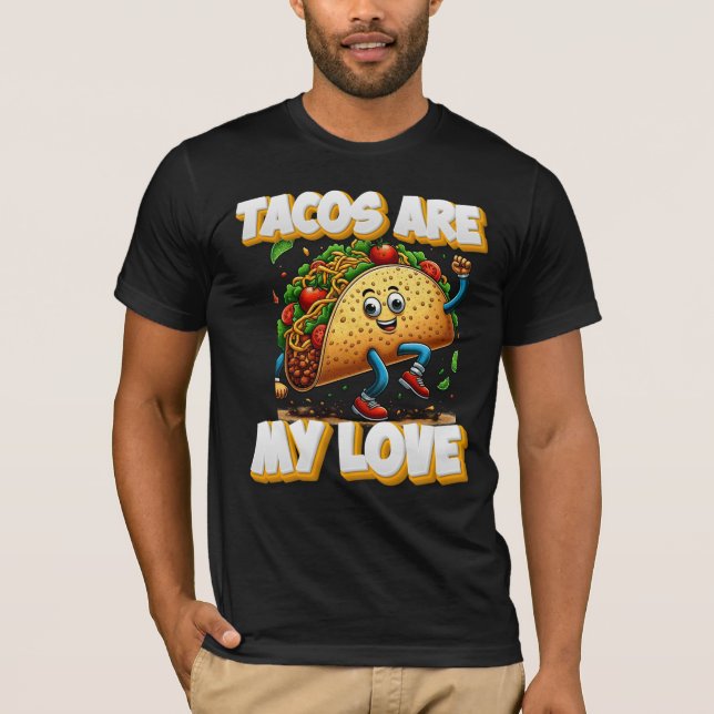 Camiseta los tacos son mi amor (Anverso)
