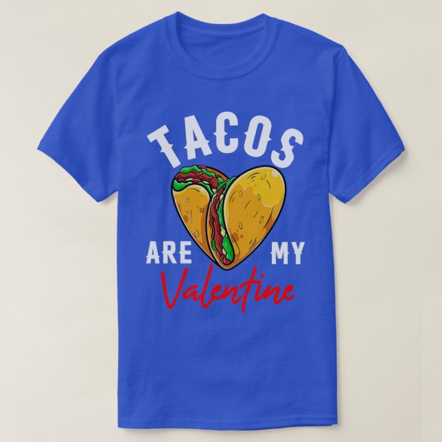 Camiseta Los tacos son mi Día de San Valentín niños chicos  (Diseño del anverso)