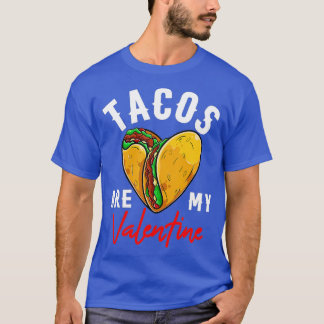 Camiseta Los tacos son mi Día de San Valentín niños chicos 