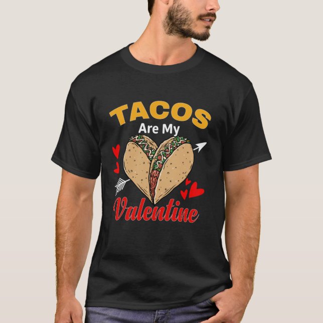 Camiseta Los tacos son mis amantes de la comida rápida de S (Anverso)