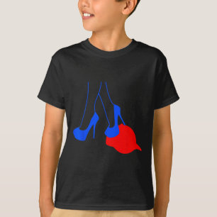 Camiseta Los talones se colocan en las elecciones Red Mega